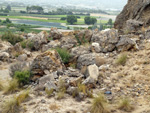 Grupo Mineralógico de Alicante.  Exolotaciones de áridos y yeso. Cabezo del Polavar. Villena. Alicante 