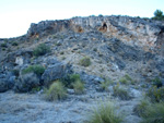 Grupo Mineralógico de Alicante. Exolotaciones de áridos y yeso. Cabezo del Polavar. Villena. Alicante