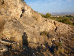 Grupo Mineralógico de Alicante. Exolotaciones de áridos y yeso. Cabezo del Polavar. Villena. Alicante