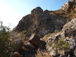 Grupo Mineralógico de Alicante. Exolotaciones de áridos y yeso. Cabezo del Polavar. Villena. Alicante