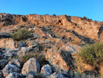 Grupo Mineralógico de Alicante.  Exolotaciones de áridos y yeso. Cabezo del Polavar. Villena. Alicante 