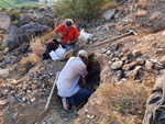 Grupo Mineralógico de Alicante.  Exolotaciones de áridos y yeso. Cabezo del Polavar. Villena. Alicante 