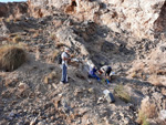 Grupo Mineralógico de Alicante.  Exolotaciones de áridos y yeso. Cabezo del Polavar. Villena. Alicante 