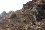 Grupo Mineralógico de Alicante. Exolotaciones de áridos y yeso. Cabezo del Polavar. Villena. Alicante