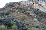 Grupo Mineralógico de Alicante. Exolotaciones de áridos y yeso. Cabezo del Polavar. Villena. Alicante