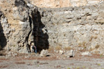 Grupo Mineralógico de Alicante.  Exolotaciones de áridos y yeso. Cabezo del Polavar. Villena. Alicante 