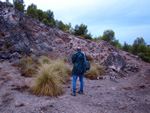 Grupo Mineralógico de Alicante. Exolotaciones de áridos y yeso. Cabezo del Polavar. Villena. Alicante