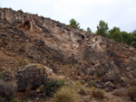 Grupo Mineralógico de Alicante. Exolotaciones de áridos y yeso. Cabezo del Polavar. Villena. Alicante