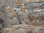 Grupo Mineralógico de Alicante. Exolotaciones de áridos y yeso. Cabezo del Polavar. Villena. Alicante