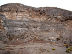 Grupo Mineralógico de Alicante. Exolotaciones de áridos y yeso. Cabezo del Polavar. Villena. Alicante