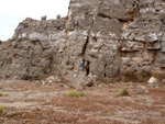 Grupo Mineralógico de Alicante.  Exolotaciones de áridos y yeso. Cabezo del Polavar. Villena. Alicante 