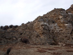 Grupo Mineralógico de Alicante. Exolotaciones de áridos y yeso. Cabezo del Polavar. Villena. Alicante