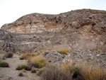 Grupo Mineralógico de Alicante. Exolotaciones de áridos y yeso. Cabezo del Polavar. Villena. Alicante