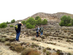 Grupo Mineralógico de Alicante. Exolotaciones de áridos y yeso. Cabezo del Polavar. Villena. Alicante