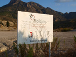 Grupo Mineralógico de Alicante. Cantera Holcín. Busot. Alicante