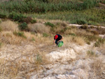 Grupo Mineralógico de Alicante. Afloramiento de Aragonito. Loma Badá. Petrer. Alicante