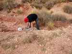 Grupo Mineralógico de Alicante. Afloramiento de Aragonito. Loma Badá. Petrer. Alicante