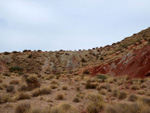 Grupo Mineralógico de Alicante. Afloramiento de Aragonito. Loma Badá. Petrer. Alicante