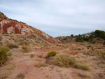 Grupo Mineralógico de Alicante. Afloramiento de Aragonito. Loma Badá. Petrer. Alicante