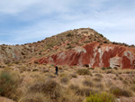 Grupo Mineralógico de Alicante. Afloramiento de Aragonito. Loma Badá. Petrer. Alicante