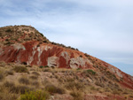 Grupo Mineralógico de Alicante. Afloramiento de Aragonito. Loma Badá. Petrer. Alicante