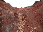 Grupo Mineralógico de Alicante. Afloramiento del Keuoer de Loma Badá. Petrer. Alicante