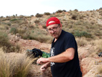 Grupo Mineralógico de Alicante. Afloramiento del Keuoer de Loma Badá. Petrer. Alicante