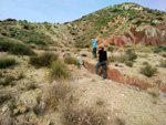 Grupo Mineralógico de Alicante. Afloramiento del Keuoer de Loma Badá. Petrer. Alicante