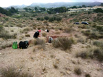 Grupo Mineralógico de Alicante. Afloramiento del Keuoer de Loma Badá. Petrer. Alicante