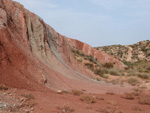 Grupo Mineralógico de Alicante. Afloramiento del Keuoer de Loma Badá. Petrer. Alicante