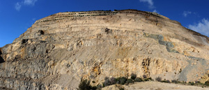 Grupo Mineralógico de Alicante. Explotación deáridos de Holcin. Busot. Alicante