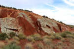 Grupo Mineralógico de Alicante. Afloramiento del Keuoer de Loma Badá. Petrer. Alicante