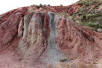 Grupo Mineralógico de Alicante. Afloramiento del Keuoer de Loma Badá. Petrer. Alicante