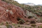 Grupo Mineralógico de Alicante. Afloramiento del Keuoer de Loma Badá. Petrer. Alicante