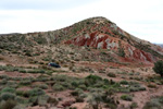 Grupo Mineralógico de Alicante. Afloramiento del Keuoer de Loma Badá. Petrer. Alicante