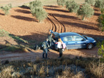 Grupo Mineralógico de Alicante. Afloramiento del Keuper. Casas de Ves, Comarca La Manchuela, Albacete