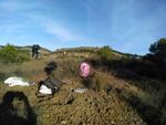 Grupo Mineralógico de Alicante. Afloramiento del Keuper. Casas de Ves, Comarca La Manchuela, Albacete