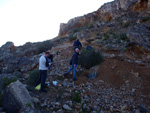 Grupo Mineralógico de Alicante.  Explotación la Fuentecilla. Cabezo Polovar. Villena. Alicante 