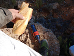 Grupo Mineralógico de Alicante. Barranco del Tormagal, La Pesquera, Cuenca