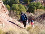 Grupo Mineralógico de Alicante. Paraje Barranco de Ojos. Aspe.  Alicante