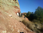 Grupo Mineralógico de Alicante. Paraje Barranco de Ojos. Aspe.  Alicante