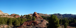 Grupo Mineralógico de Alicante. Paraje Barranco de Ojos. Aspe.  Alicante