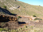 Grupo Mineralógico de Alicante. Aragonito. Barranco de Ojos. Aspe.  Alicante