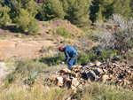 Grupo Mineralógico de Alicante. Minas Marúa Dolores y Catón. Paraje los Pajaritos. La Unión. Murcia  Alicante