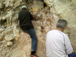 Grupo Mineralógico de Alicante. Cantera de Áridos de Holcin, Busot. Alicante