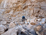 Grupo Mineralógico de Alicante. Cantera de Áridos Barranc de Cabiafic. Aigues de Busot. Alicante