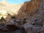 Grupo Mineralógico de Alicante. Cantera de Áridos Barranc de Cabiafic. Aigues de Busot. Alicante