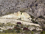 Grupo Mineralógico de Alicante. Cantera de Áridos Barranc de Cabiafic. Aigues de Busot. Alicante