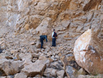 Grupo Mineralógico de Alicante. Cantera de Áridos Barranc de Cabiafic. Aigues de Busot. Alicante