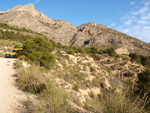 Grupo Mineralógico de Alicante. Cantera de Áridos Barranc de Cabiafic. Aigues de Busot. Alicante